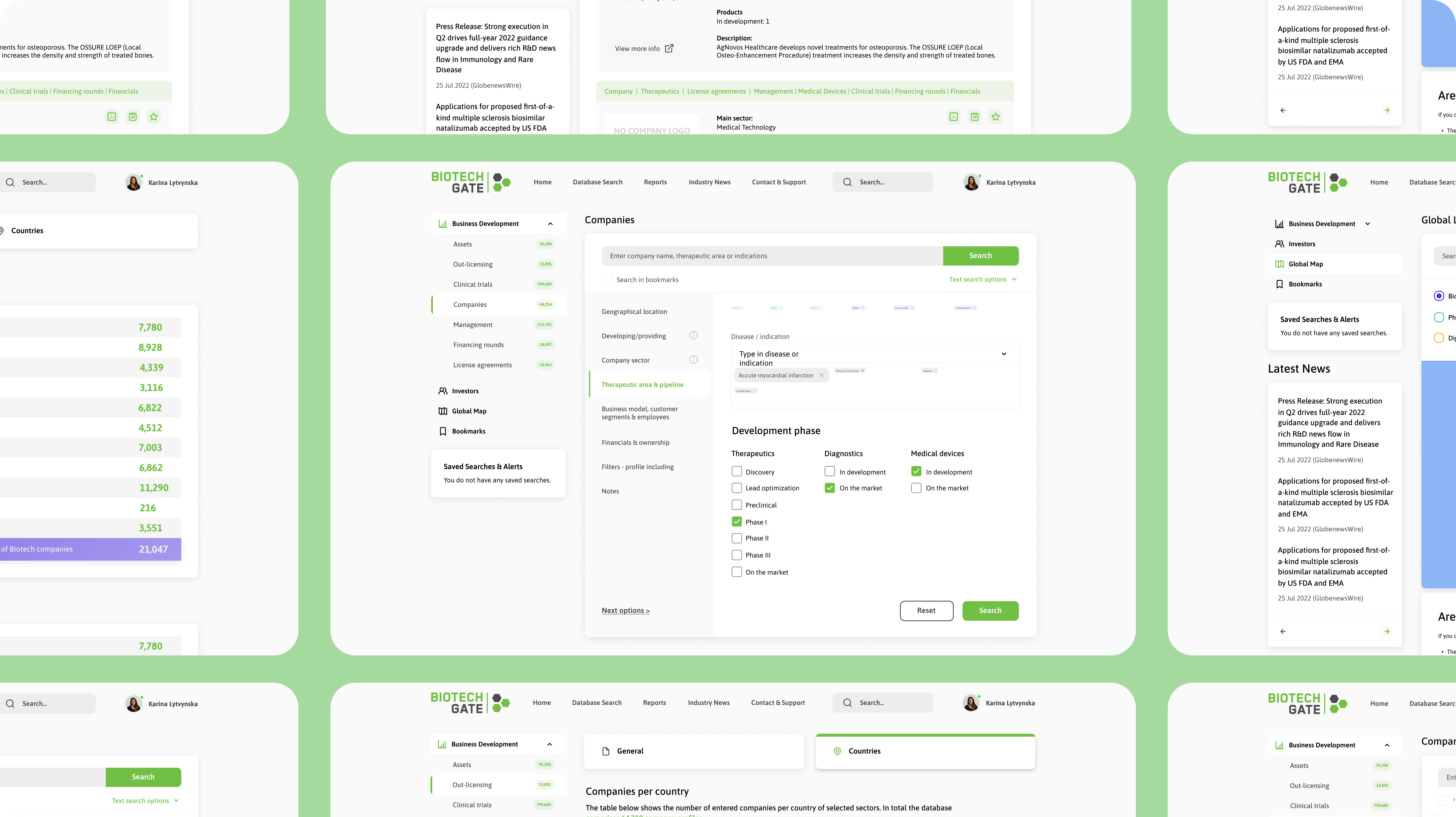 Altum Software - Biotechgate Life Sciences Database Platform