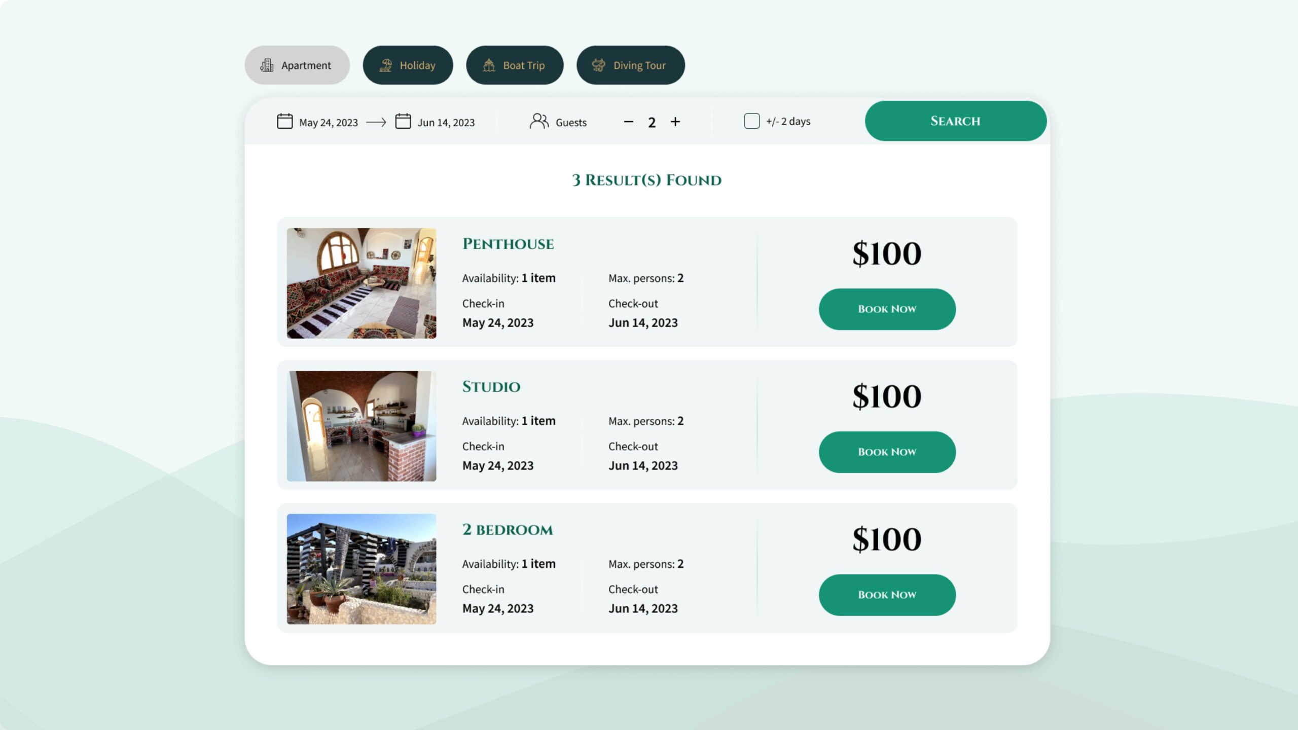 Altum Software - The Mermaid Tours Booking System Design