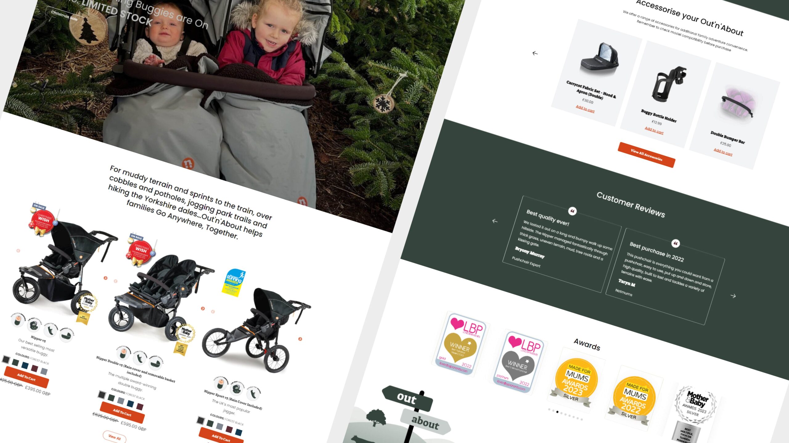 Altum Software - Out N About E-commerce website