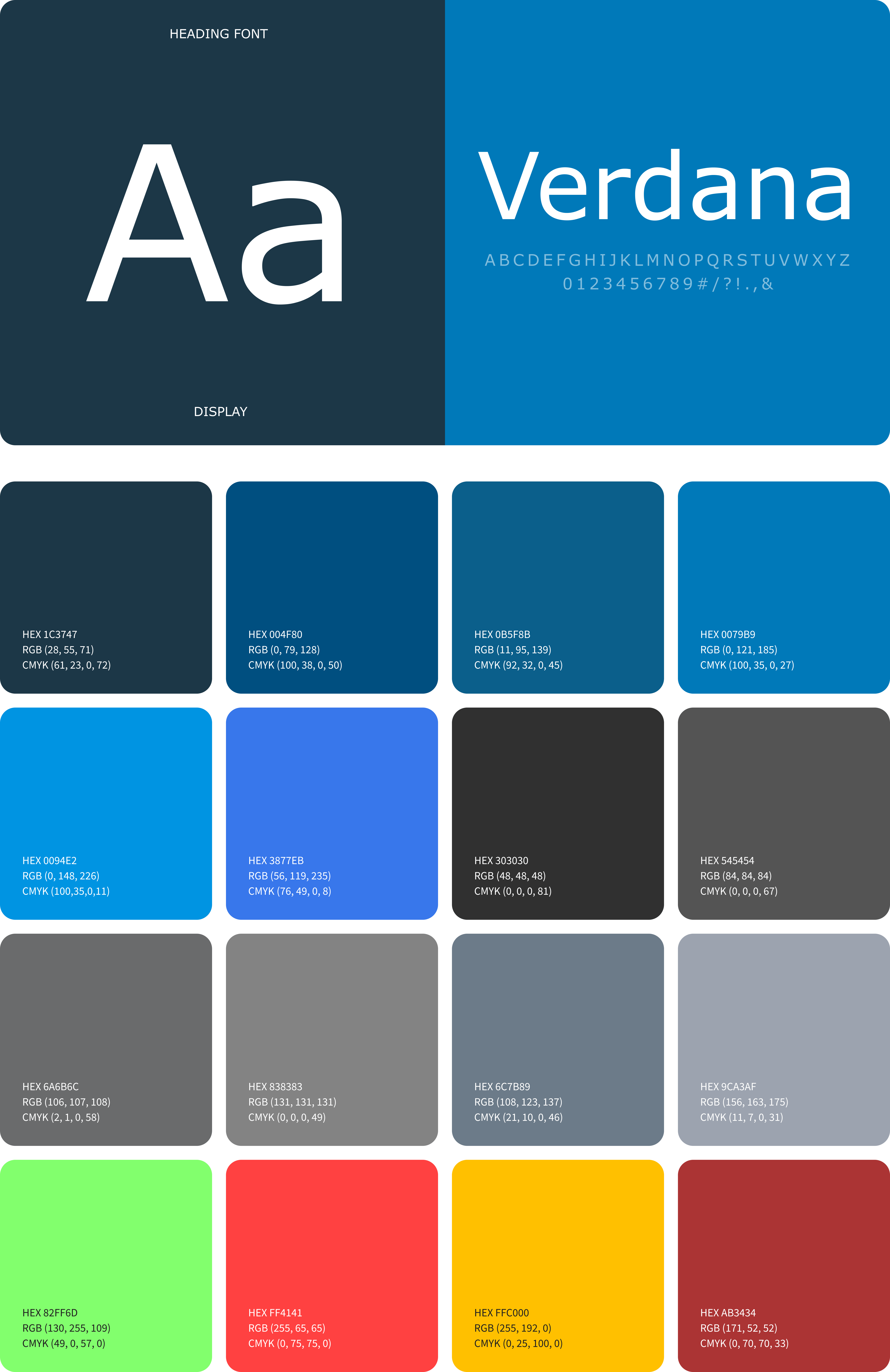 Altum Software - Lead Developer Color Palette